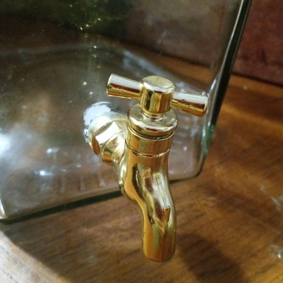 🇮🇹Italian Glass Beverage Dispenser w Lid. - Picture 11 of 12